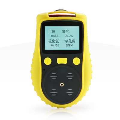 Portable O2 CO2 Gas Detector Small Size Light Weight With Back Clip