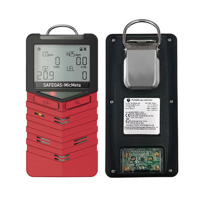 Gas Detector Multi Gas Dedected Segment Code LCD Display Automatically test and Calibrate After Power-on