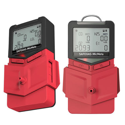 IP68 Waterproof Portable 4-Gas Detector with Man Down Alarm and 24-Hour Battery Life