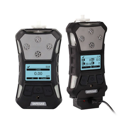 VOC H2S NH3 O2 Gas Detector Multi Gas Monitor IP67 Protection 100,000 Data Records Support Log By PC