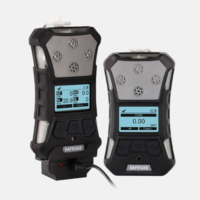 VOC H2S NH3 O2 Gas Detector Multi Gas Monitor IP67 Protection 100,000 Data Records Support Log By PC