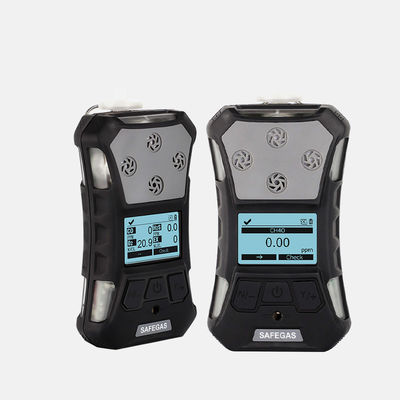 VOC H2S NH3 O2 Gas Detector Multi Gas Monitor IP67 Protection 100,000 Data Records Support Log By PC