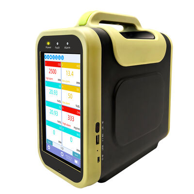 Portable Multi Gas Detector with 14 Gas Detection, 5200mAh Battery, and Modular Design for Industrial Safety