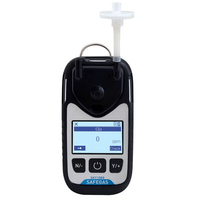 Portable LEL Gas Monitor with Data Logger and Pumped Diffusion Sampling for Combustible Gas Leak Detection