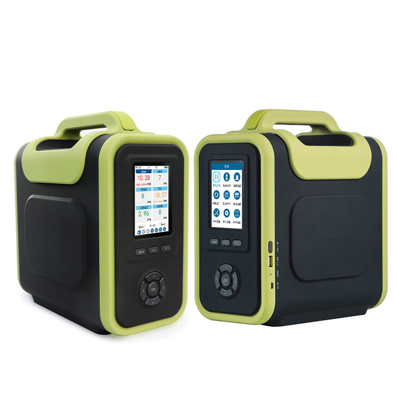 Portable PM2.5/PM10 Dust Monitor with Laser Sensor for 0–1000 µg/m³ Range and 1 µg/m³ Resolution